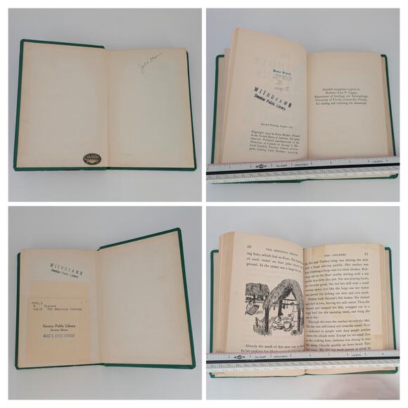 VTG Books Native Americans Bleeker Seminole Chippewa Indians Ex-Library 1950s - Picture 4 of 8